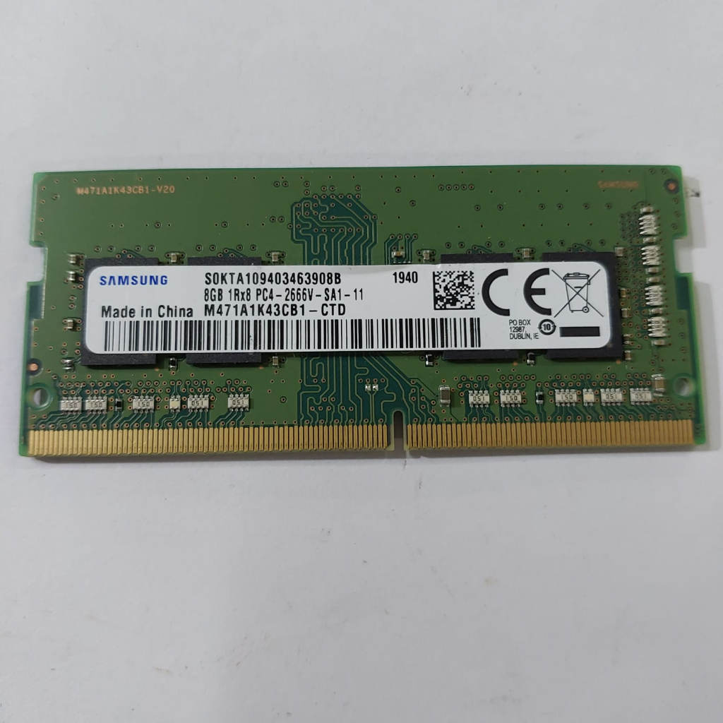 Ram sodimm ddr4 8gb 2666 Samsung