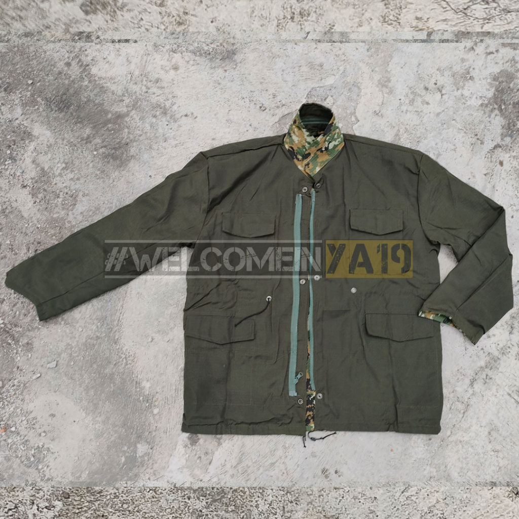 Jaket Bolak-Balik Loreng Kostrad / Jaket Parka Bolak-Balik Loreng Kostrad