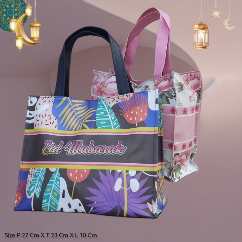 HEI LEI TOTEBAG PRINTING MS GLOW &amp; TOTEBAG EID MUBARAK