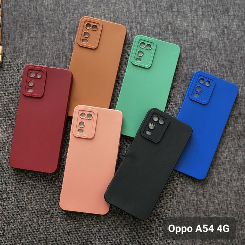 Softcase OPPO A54 OPPO A54 4G Case 3D Pro Camera Gel Silika Casing