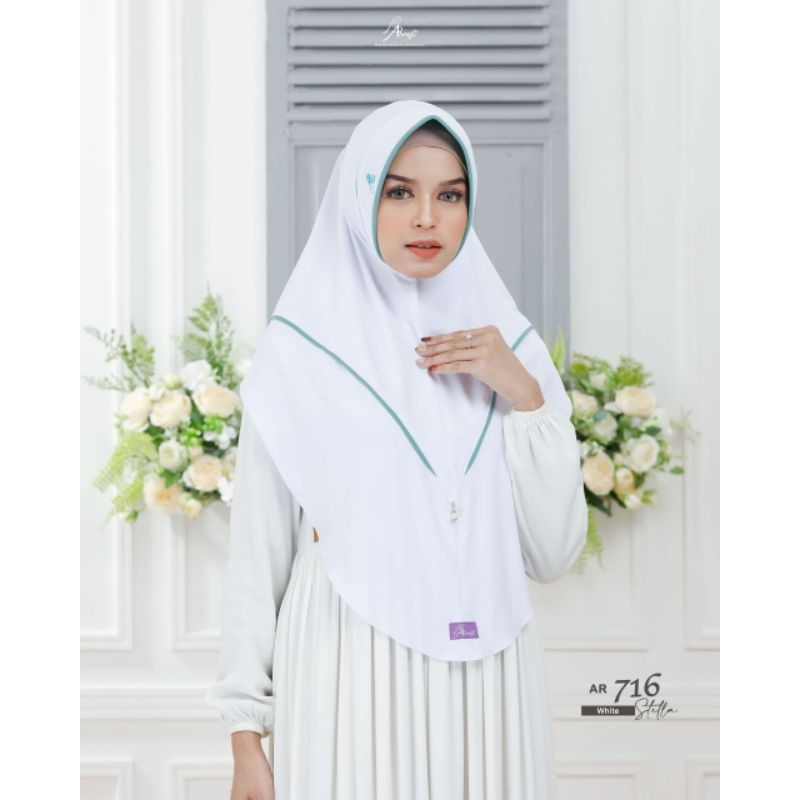 JILBAB ARRAFI AR 716 JILBAB NERGO KUDUNG TUDUNG KERUDUNG INSTAN SYARI POLOS