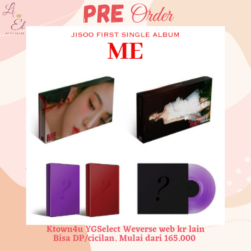 JISOO first single album - ME (photobook/YG TAG LP/Vinyl ver) Ktown4u Weverse YGS YGSelect YES24 web