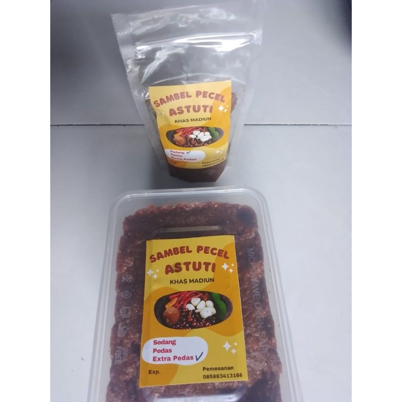 

xtra pedas sambel pecel /sambel kacang astuti khas madiun berat 1 kg