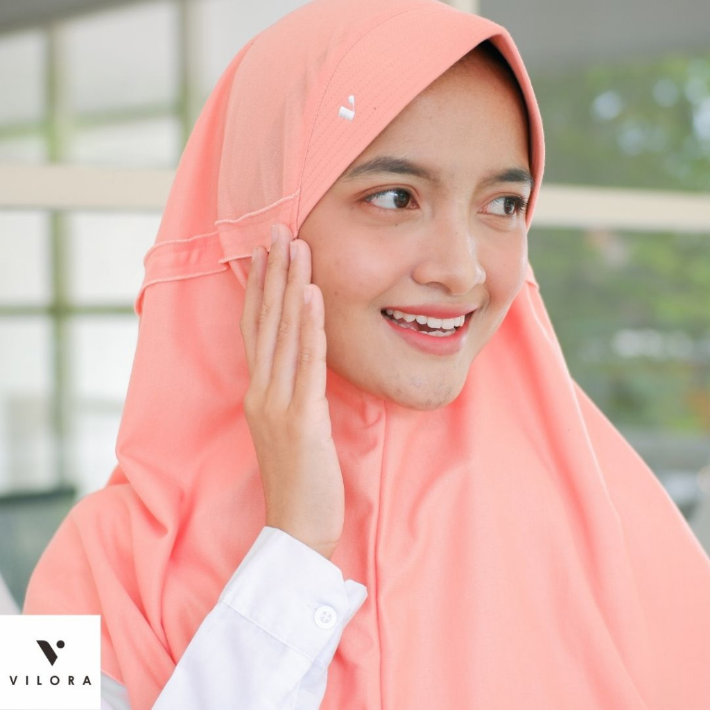 [ORI] KERUDUNG JILBAB ORIGINAL VILORA SERUT SEKOLAH / HIJAB SD SMP SMA
