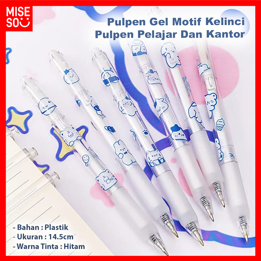 

Pulpen Gel Motif Rabbit Pulpen Pelajar Dan Kantor Pena Lucu Kelinci 608