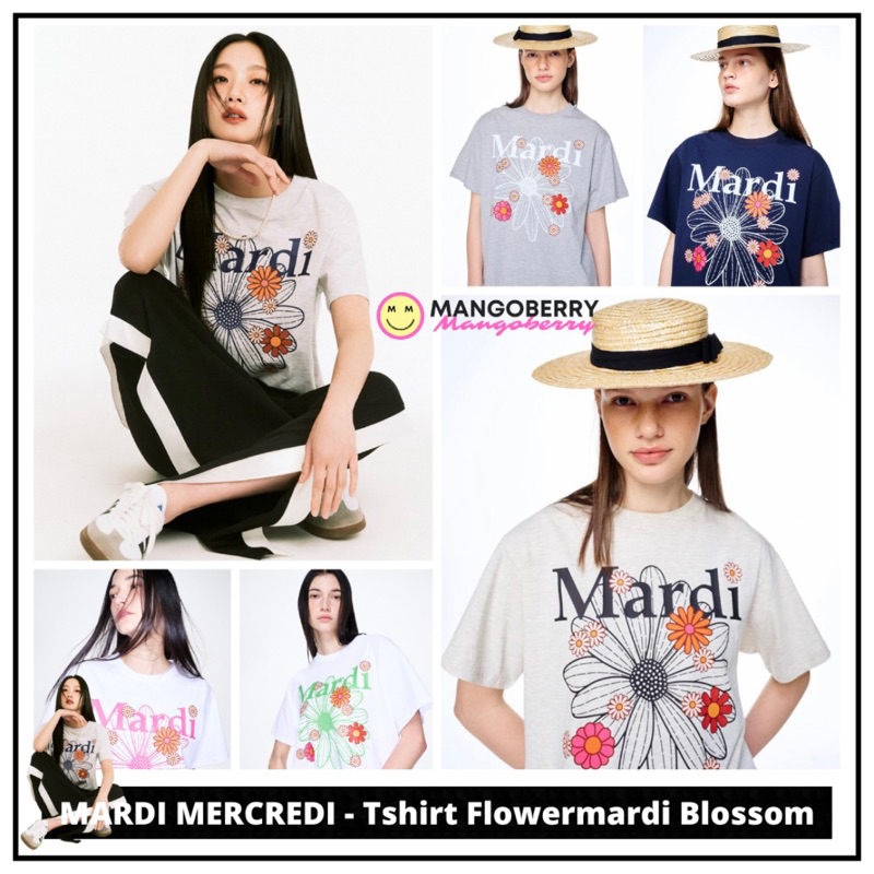 MARDI MERCREDI - Tshirt Flowermardi Blossom