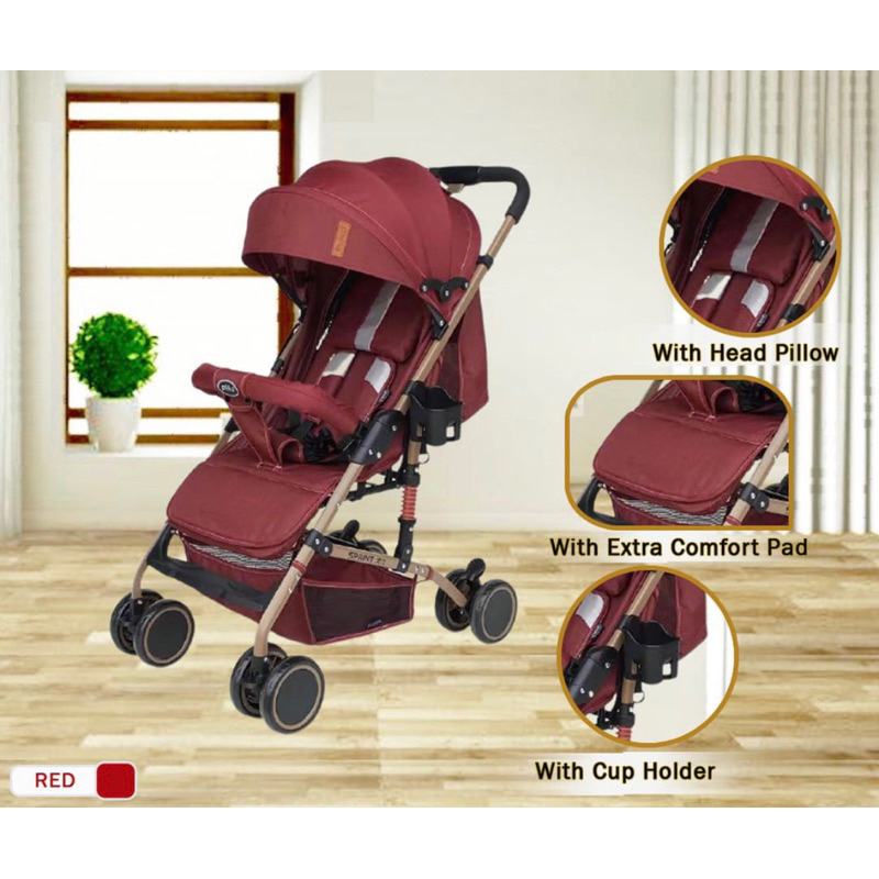 STROLLER BAYI PLIKO SPRINT RH B/S 389 SPRINT RX B/S 379 KERETA DORONG BAYI