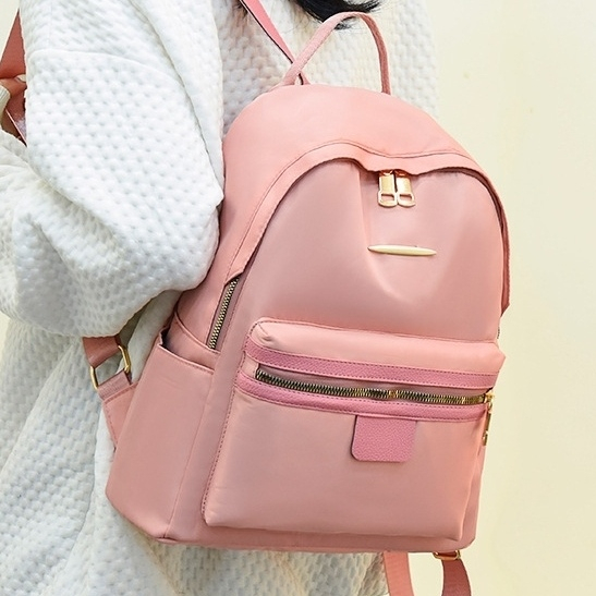 TAS RANSEL WANITA IMPORT GENDONG PUNGGUNG KULIAH KERJA SEKOLAH KOREA MILIANE TA765P3 BACKPACK KEKINIAN REMAJA PINK TERMURAH DEWASA BATAM ANTI AIR TERBARU FASHION