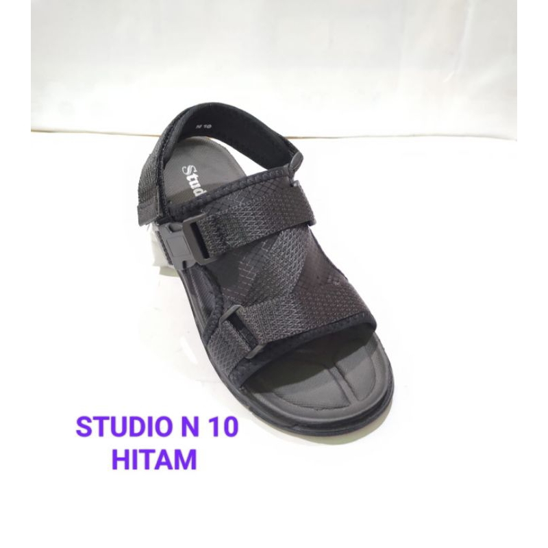 SENDAL GUNUNG ANAK STUDIO N 10 HITAM