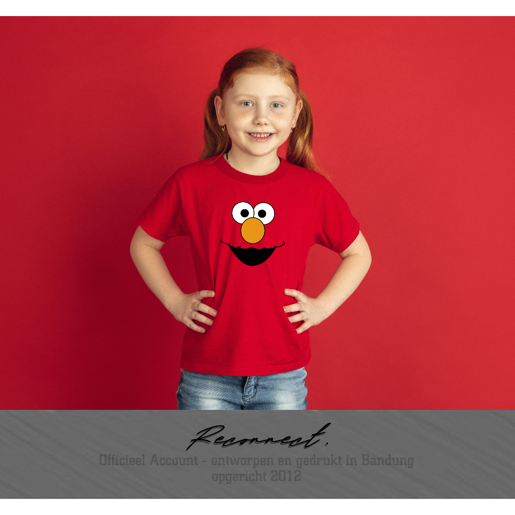 Reconnect Kaos Anak motif Elmo - Gratis Tambah Nama