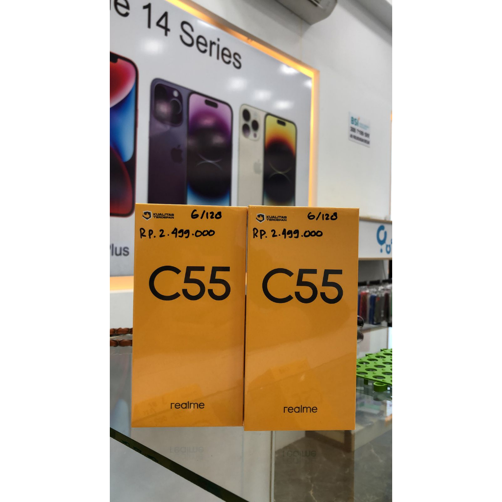 REALME C55 RAM 6/128GB DAN 8/256 GB NEW GARANSI RESMI NASIONAL