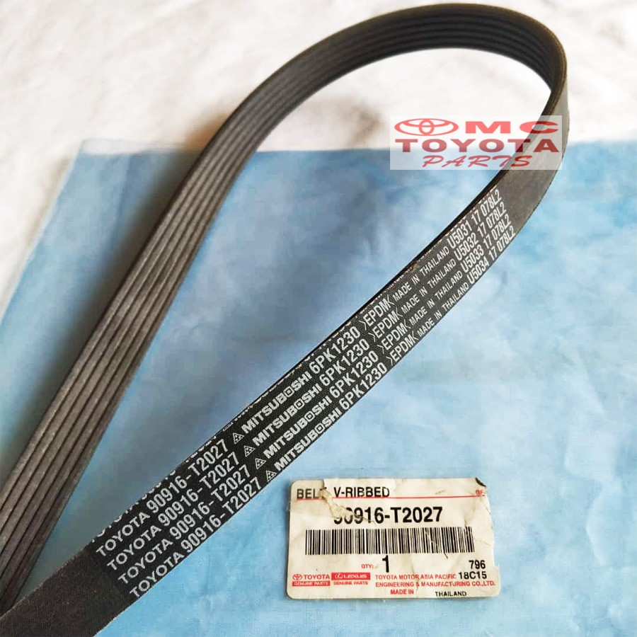 Tali Kipas Fan Van V Belt Toyota New Corolla Altis Noah 90916-T2027