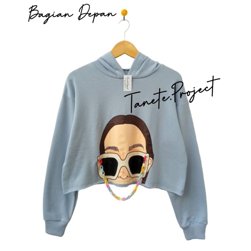TANETE.PROJECT HOODIE CROP KACAMATA