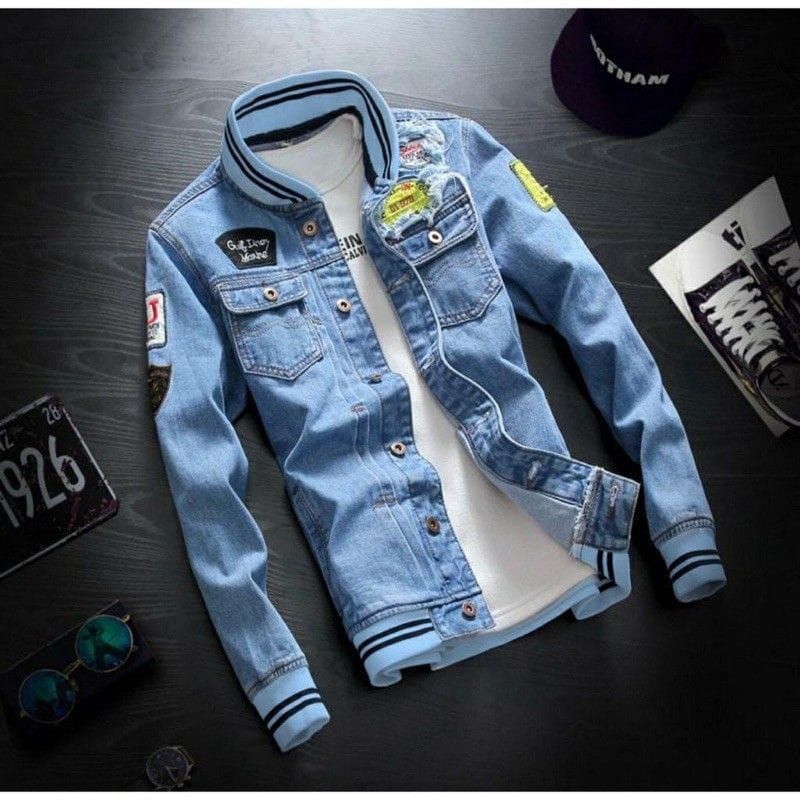 PROMO JAKET JEANS PRIA METAL KEREN MURAH ORIGINAL JAKET DENIM SLANKERS BORDIR EMBLEM TEMPEL BIOBLICH