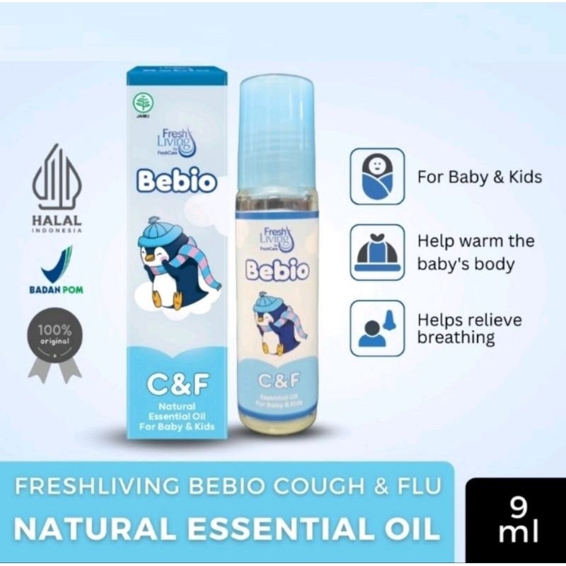 Bebio Baby Kids Natural Essensial Oil Tummy Cough Flu Itchy Minyak Bayi Batuk Pilek Flu Kolik Perut Gigitan Serangga Gatal Anti Nyamuk Bayi Anak Roll On by Freshcare