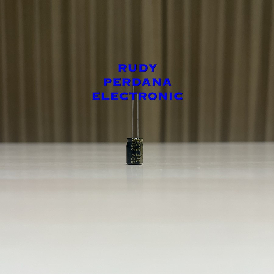 KAPASITOR ELCO ELKO 3.3UF 250V 3.3 UF 250 VOLT