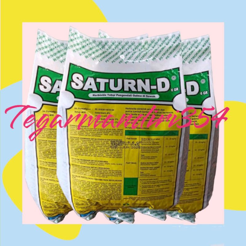 HERBISIDA SATURN-D 2KG herbisida tabur untuk padi Saturn d 2kg