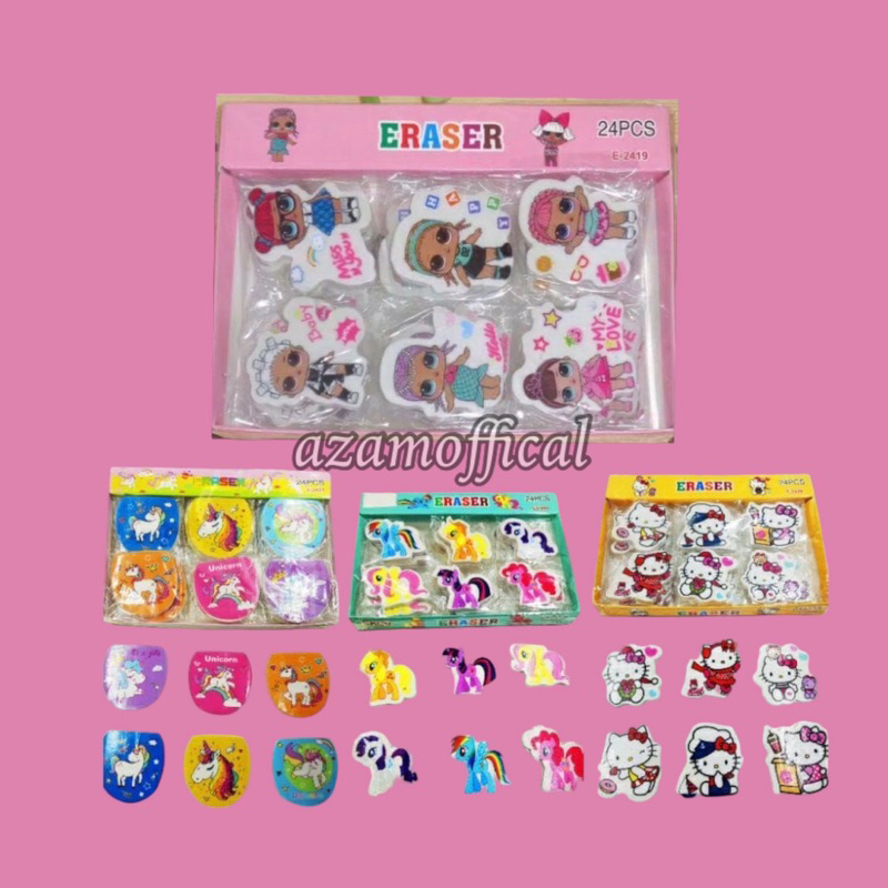 

PENGHAPUSAN PENSIL MOTIF UNICRON FROZEN BT21 ISI 1 PCS