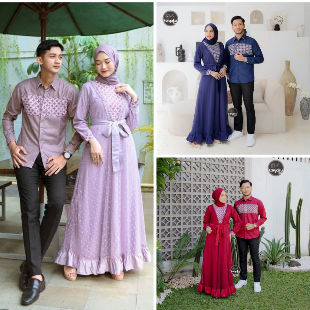 Baju Batik Couple Modern Batik Set Baju Couple Pasangan Gamis Brukat Couple Pasangan Batik Couple Ba