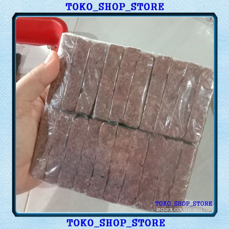 

Terasi Kering Kecil PULAU BANGKA dengan ukuran per PACK ( ± 600 gram )