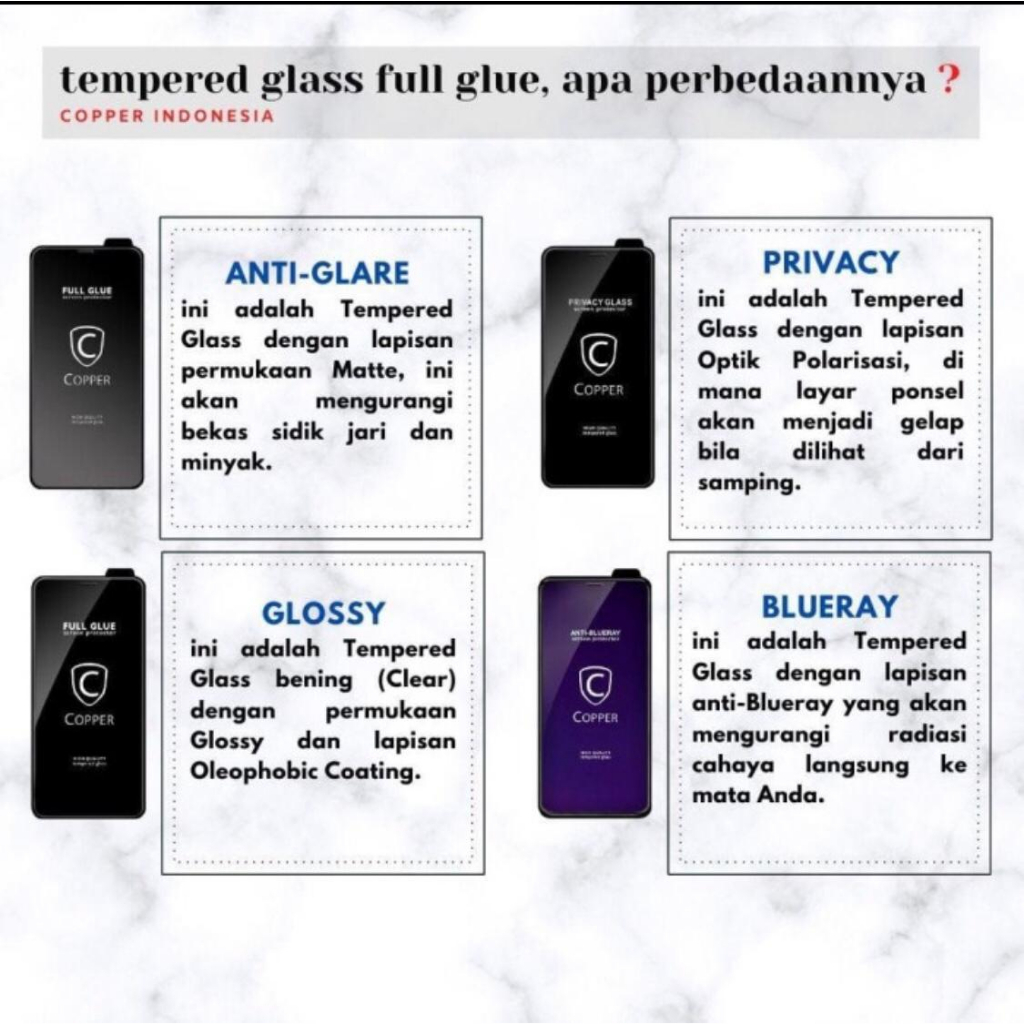 Redmi Note 12 Pro (5G) - COPPER Tempered Glass Full Glue Premium Glossy