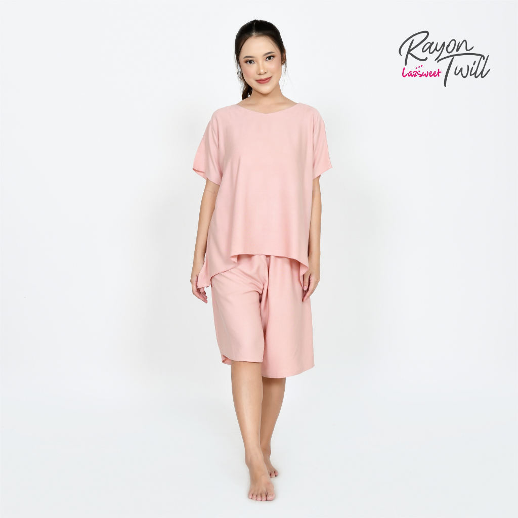 LAZSWEET | SETELAN RAYON TWILL 3/4