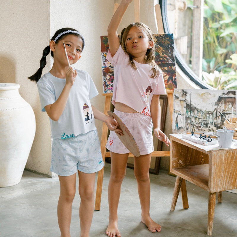 Bohopanna BIANCA Set x The Overtee / Setelan Anak 1-14thn