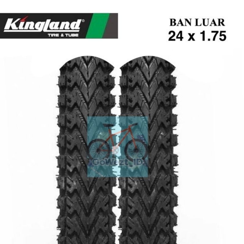 Ban Luar Sepeda Ukuran 24 x 1.75 Kingland Atlantis MTB Mini Gunung | High Quality