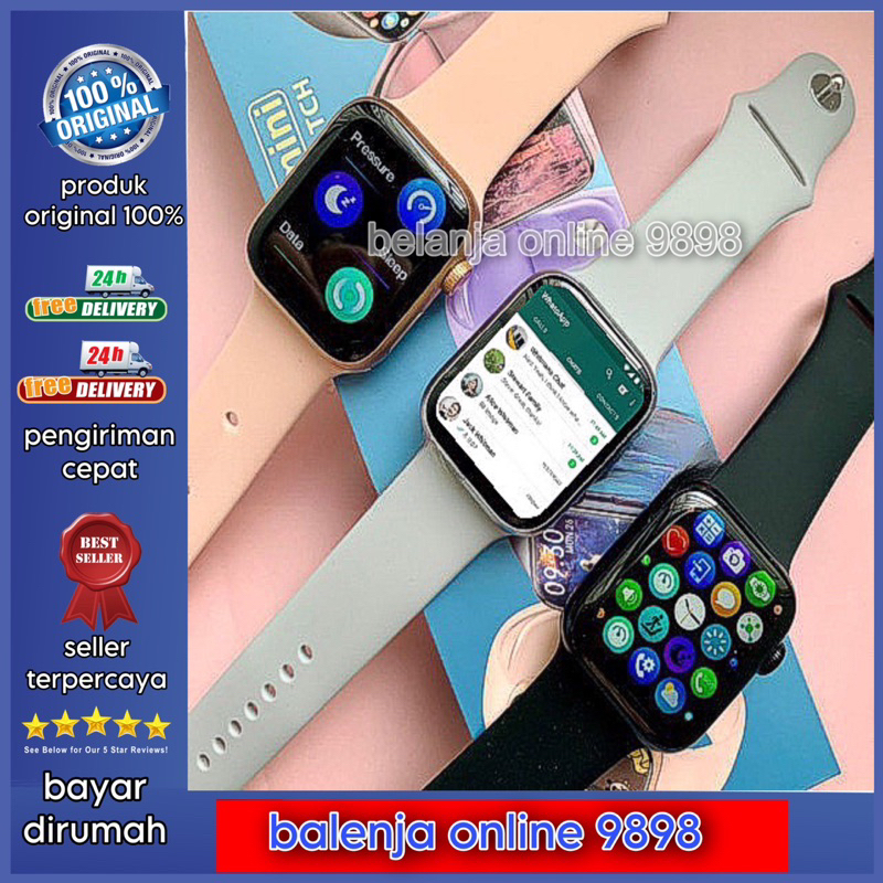 TERLARIS JAM TANGAN PINTAR ANDROID HP SMARTWATCH PRIA WANITA ASLI ANTI AIR / SMART WATCH COWOK CEWEK