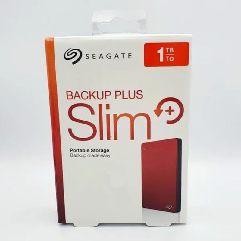 Hardisk Eksternal 1TB Seagate Backup Plus Slim USB 3.0 Baru. Hardisk Eksternal 1TB Fpr Laptop Notebook Laptop