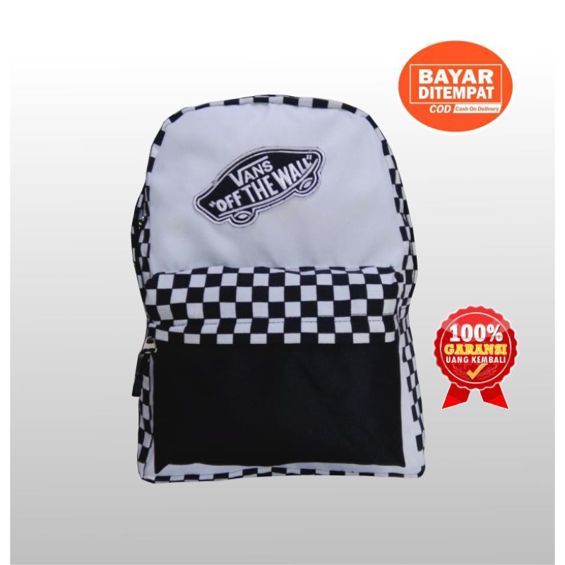 tas punggung tas vans catur pria wanita