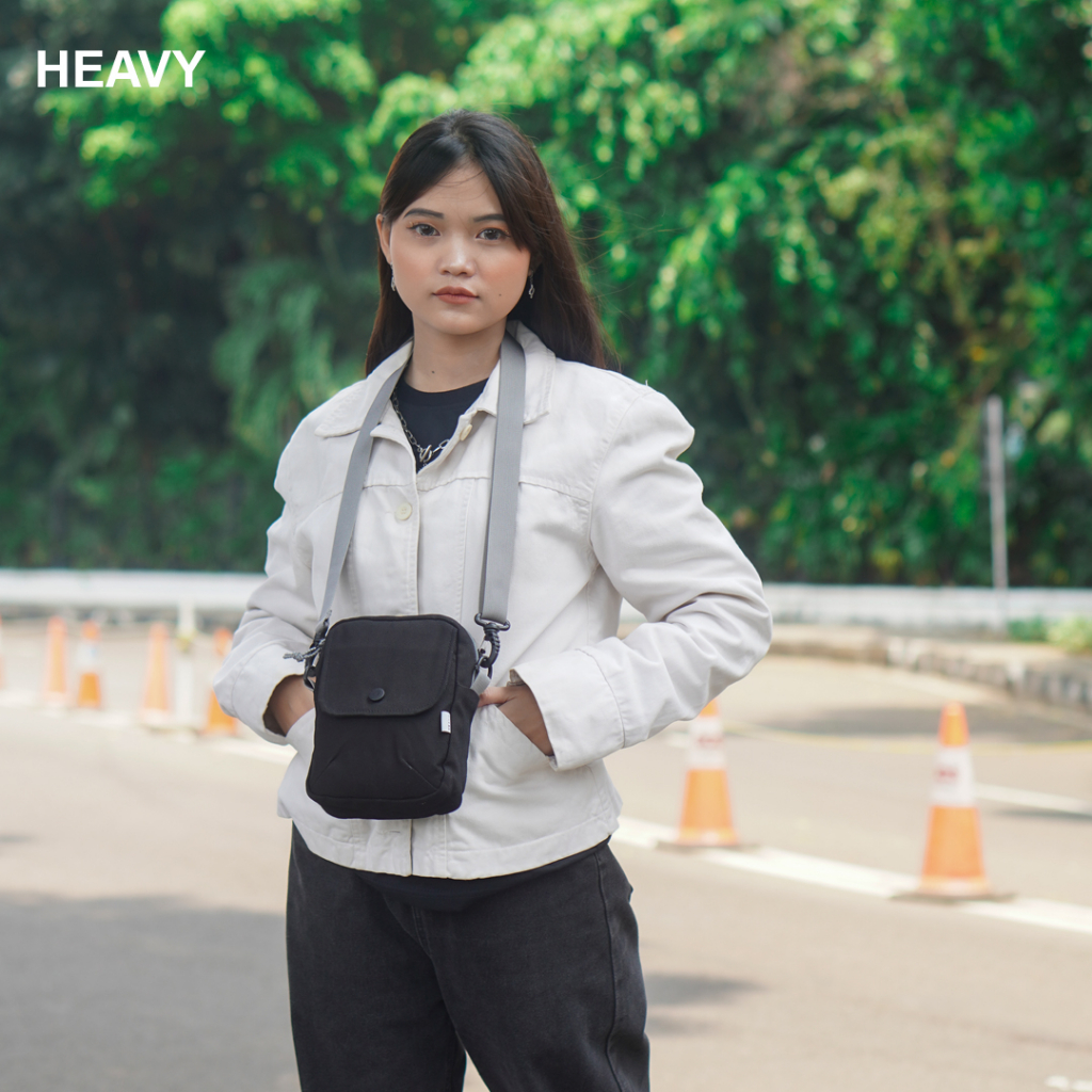 Tas Heavy | Ramsmax Pouch Bag Kanvas Heavy | Tas Selempang Pria Sling Bag Premium Distro