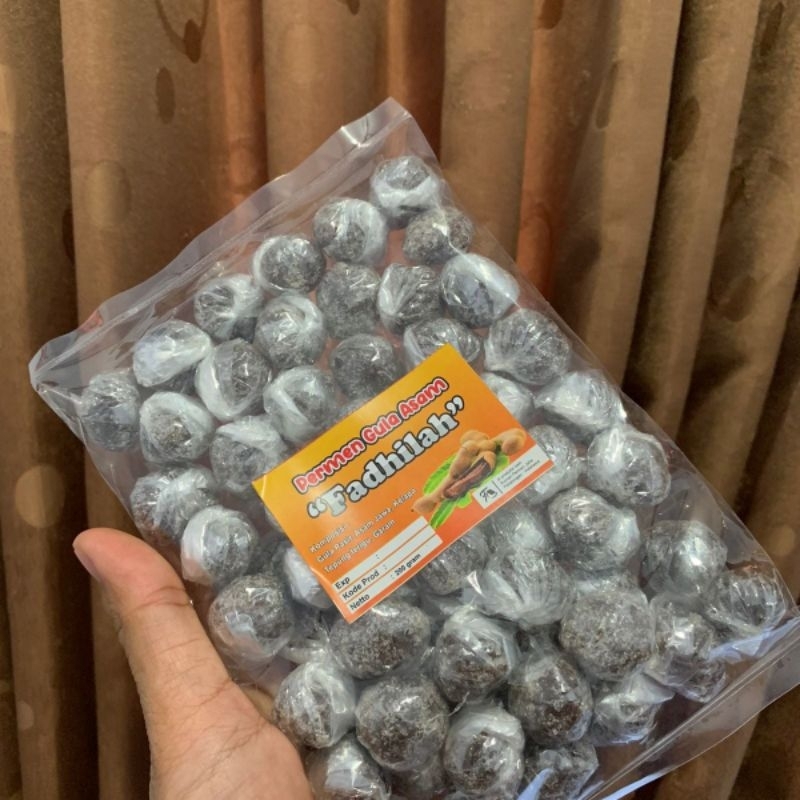 

permen asam jawa kemasan 250g kemasan plastik permen jadul fadhilah pekalongan