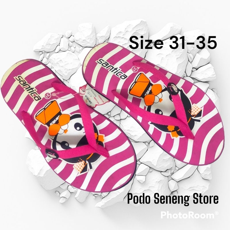 ((31-35)) SANDAL JEPIT ANAK CEWEK SANTICA OCHI