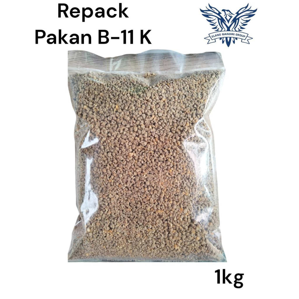 Repack 1kg Pakan B11K Makanan Ayam Ras Pedaging B-11K Newhope Indonesia