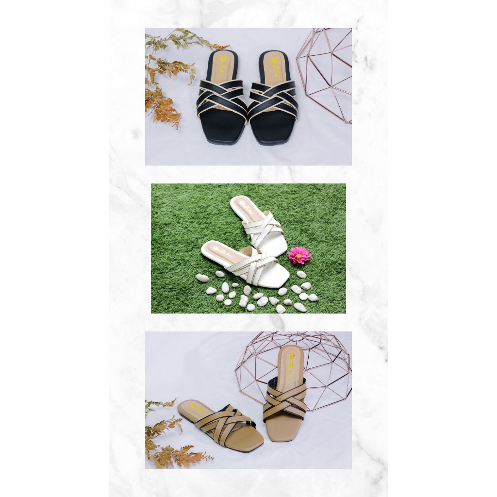 SEPATU BIG SIZE JUMBO WANITA ELBANIA WHITE