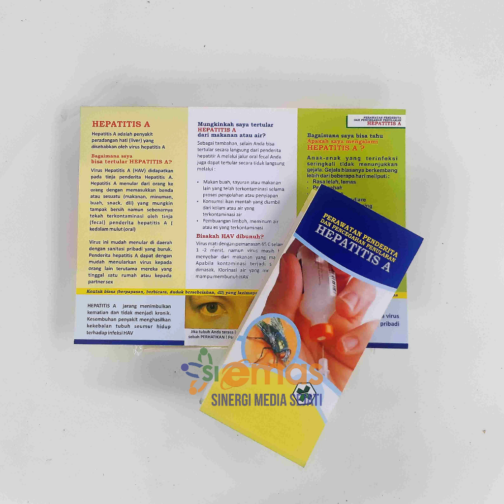 

Brosur Hepatitis A, Leaflet Hepatitis A, Leaflet, Brosur Kesehatan untuk Faskes