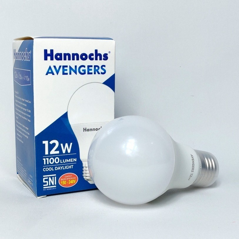 Lampu Led 12 Watt Hannochs Avengers Cahaya Putih