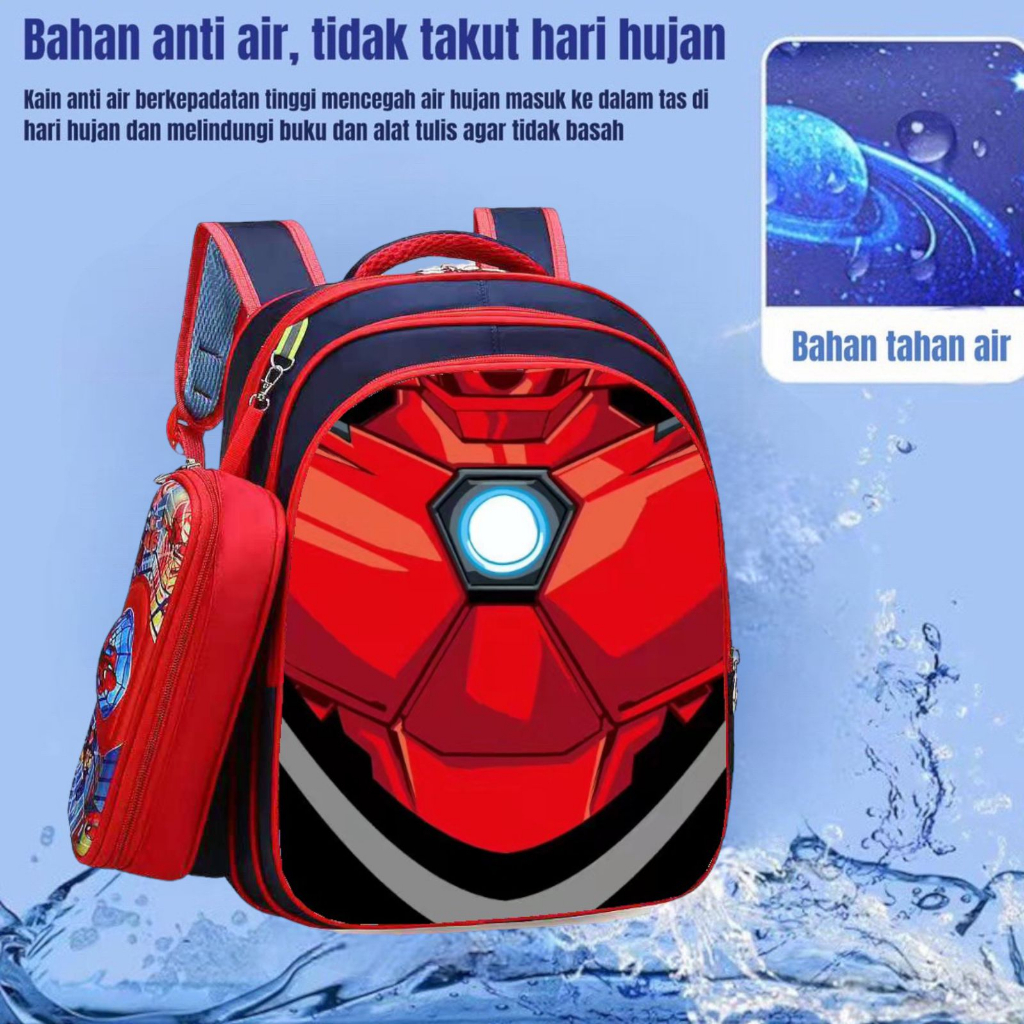 Tas Ransel anak Sekolah SD SMP IMPORT untuk Anak Perempuan Anak Laki-laki Tas ransel anak import 00570-00575