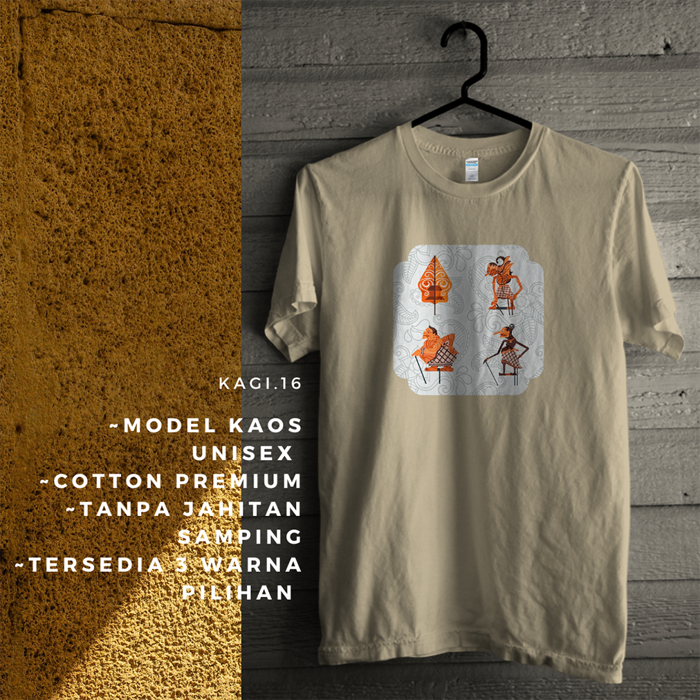 Kaos Wayang Baju Wayang Kaos Batik Kaos Unisex Baju Wanita Kaos Unisex kagi.16 Kaos Wanita Kaos Cowo