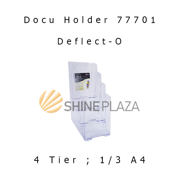 Rak Brosur 4 Susun Deflecto 77701 - Document Holder 4 Susun Deflect-o