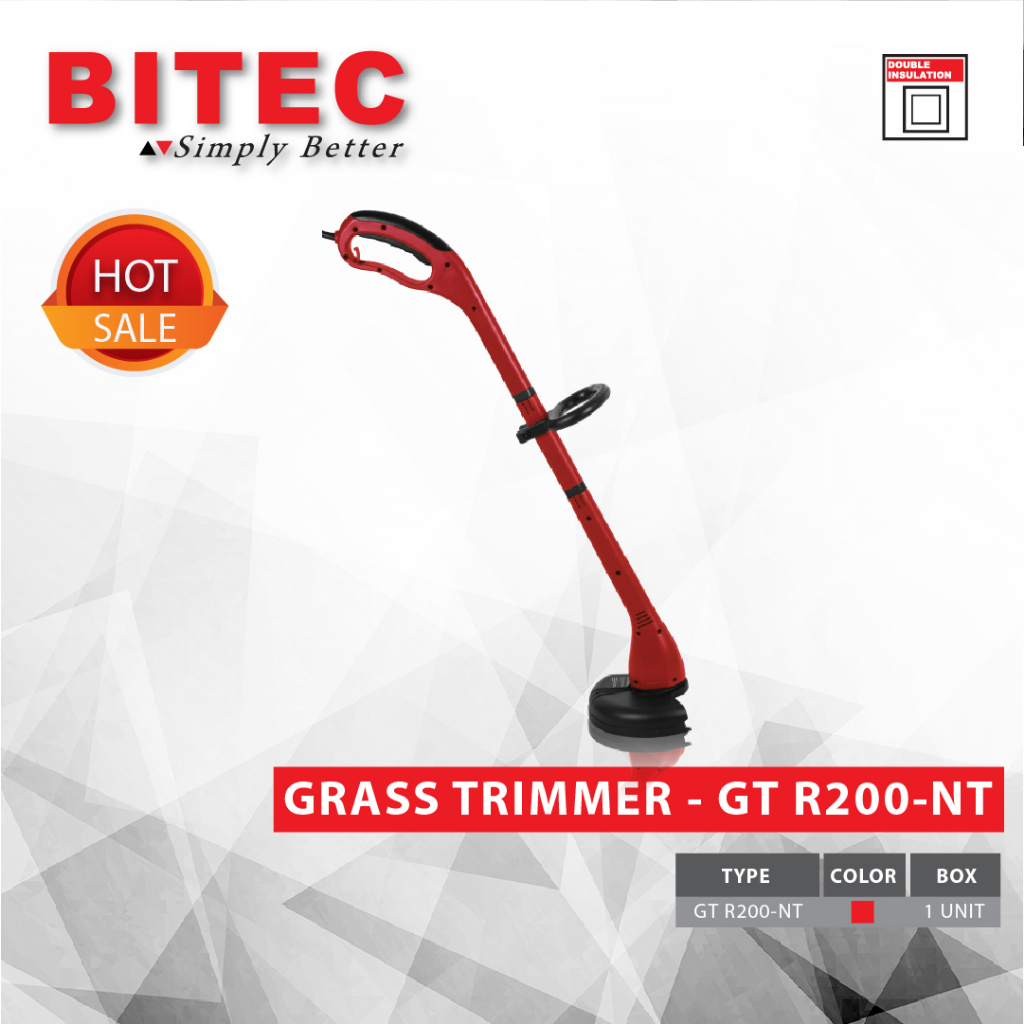 BITEC - ALAT POTONG RUMPUT / GRASS TRIMMER - GT R200 -NT - GARANSI RESMI 1 THN