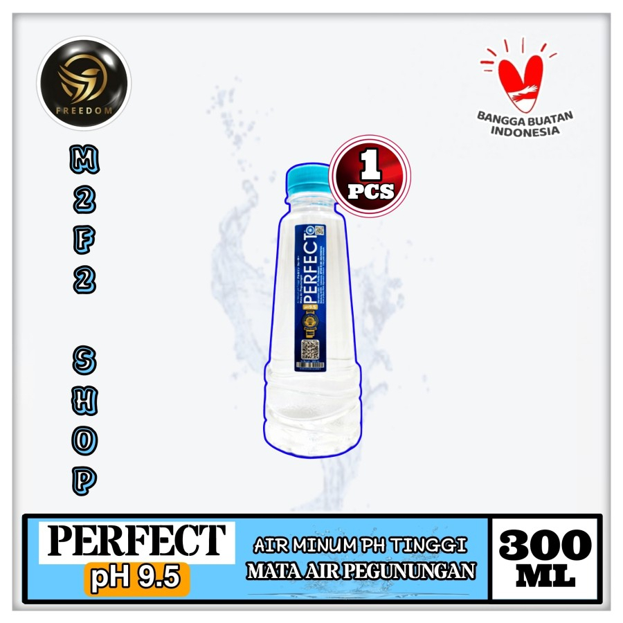 

Air Mineral Water Perfect Alkaline pH9.5 Botol Pet - 300 ml (Kemasan Satuan)