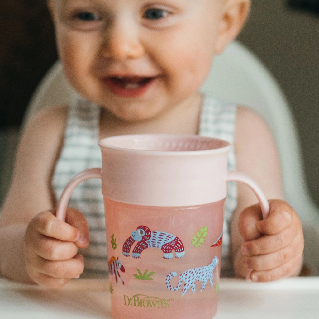 Dr Brown's Cheers 360 Transition Cup 200ml Gelas Cangkir Latih Minum Anak Bayi Browns