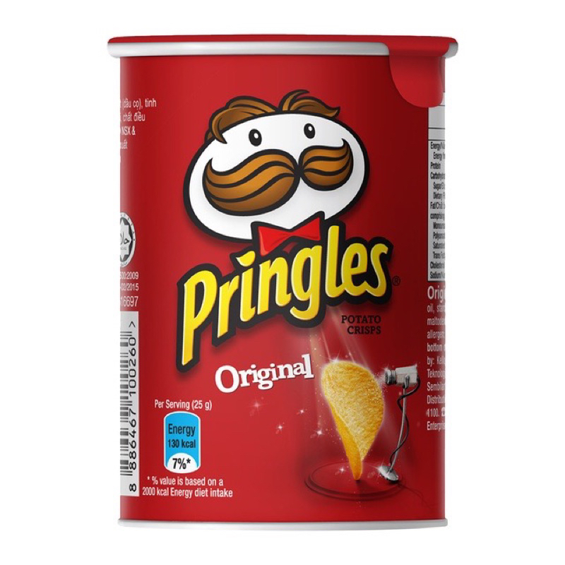 

Pringles Mini 42gr, 1 Dus isi 12pcs, Pringles Potato 42gr PROMO HALAL