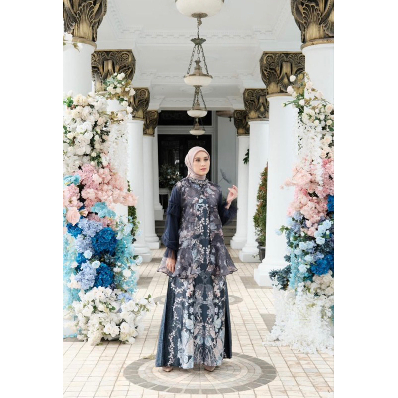 VANILLA HIJAB NON PAYET IRIS DRESS - OSCAR