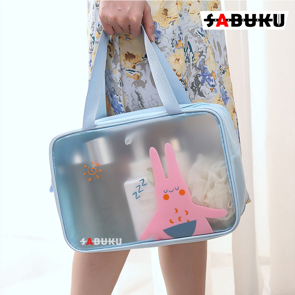 Tas Make Up Waterproof Washbag Kosmetik Travel Portable Karakter Lucu Tas Peralatan Kamar Mandi - 297