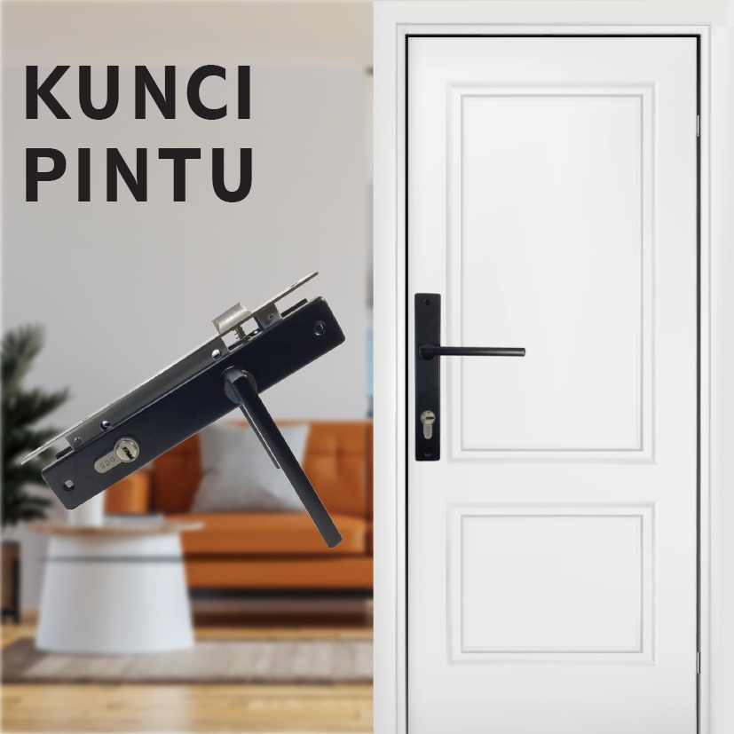 Kunci Pintu Rumah Set Alumunium Minimalis ORCHARD BELLUCI