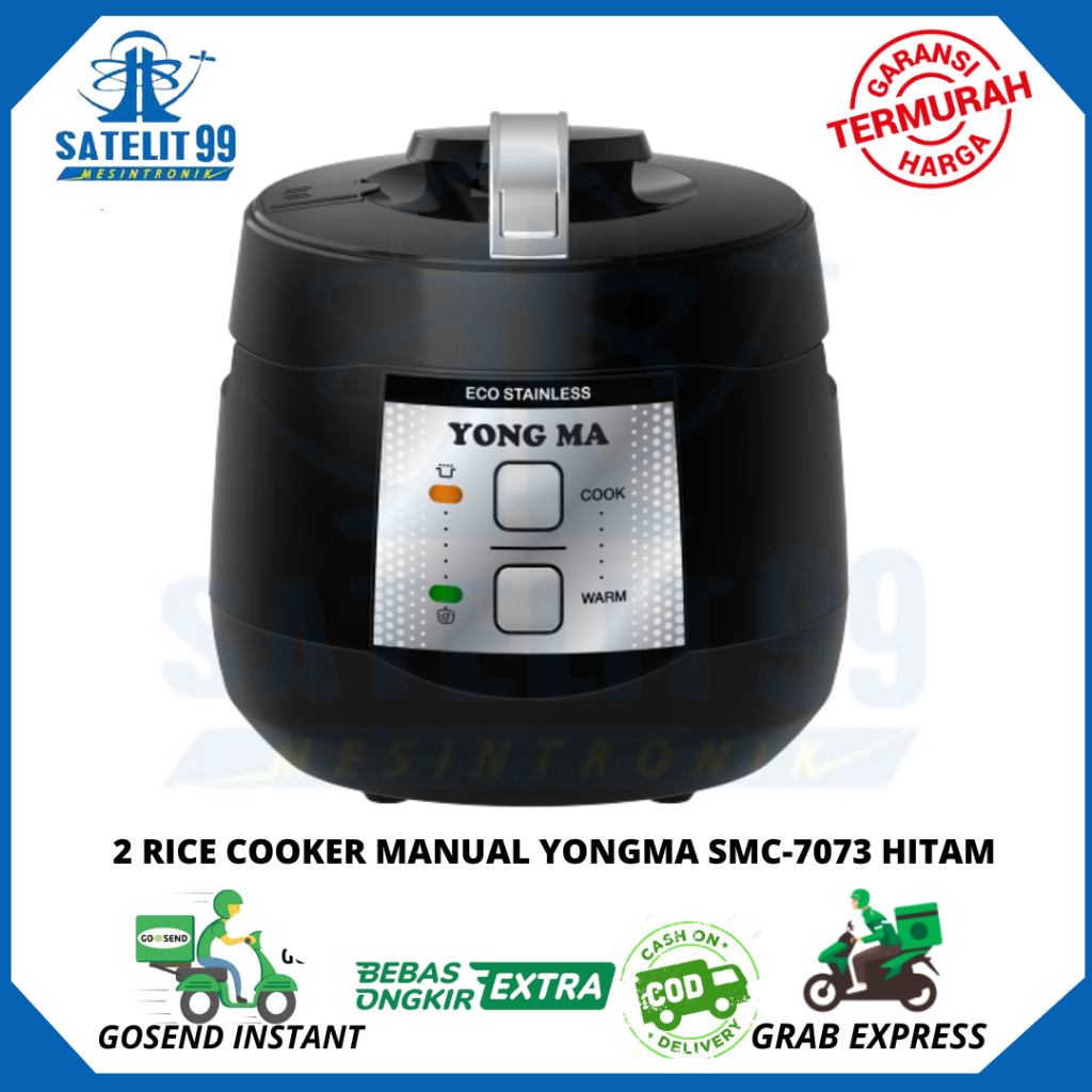 2 RICE COOKER MANUAL YONGMA SMC-7073 HITAM