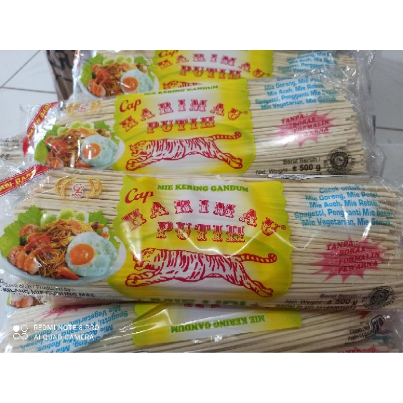 

Mie lidi Putih/Gandum Cap Harimau